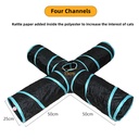 Cat Tunnel Pet Supplies Cat S T Pass Play Tunnel Foldable Ca 4