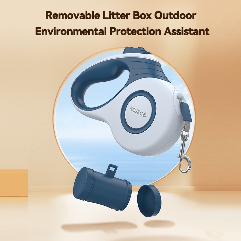 ROJECO Automatic Retractable Dog Leash 3M/5M Extendable Rope 3