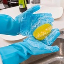 Pet Grooming Cleaning Gloves Dog Cat Bathing Shampoo Glove S 6