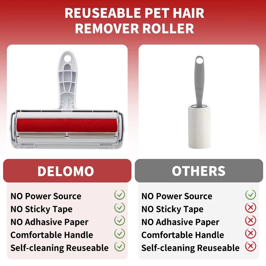 Pet Hair Remover Roller - Dog & Cat Fur Remover with Self-Cl 5