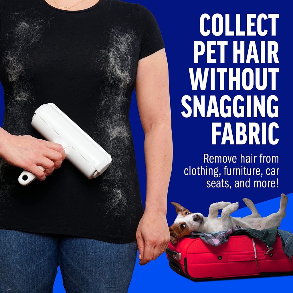 Pet Hair Remover Roller - Dog & Cat Fur Remover with Self-Cl 6