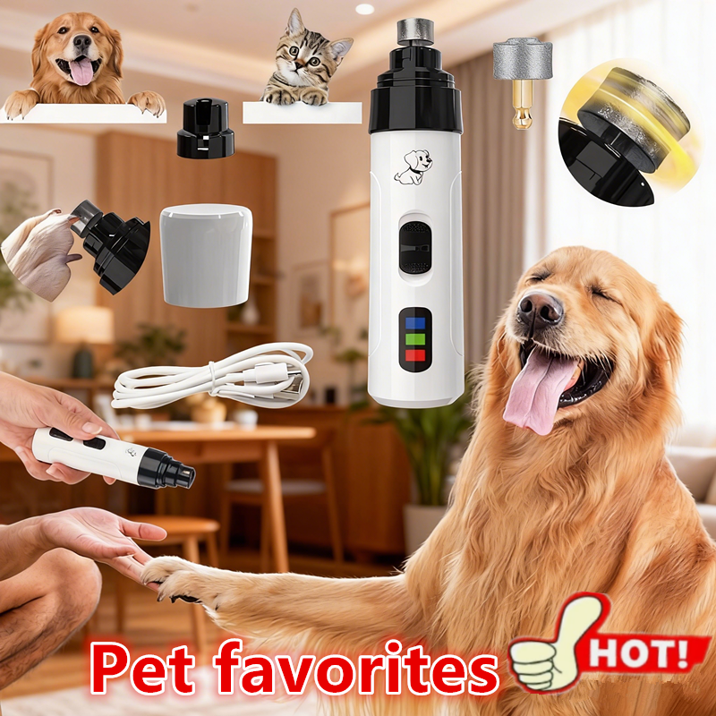 Dog Nail Trimmer Electric Dog Nail Grinder Puppy Cat Nail Cl 3