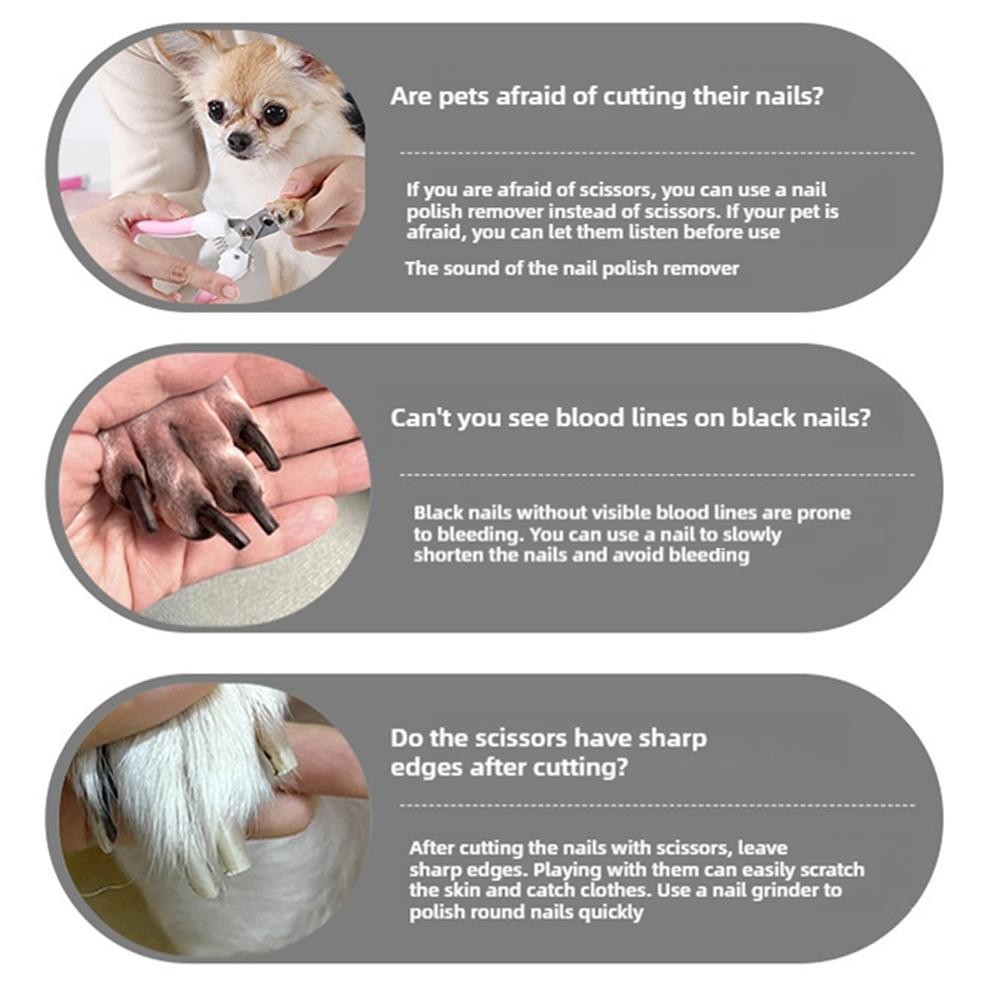 Dog Nail Trimmer Electric Dog Nail Grinder Puppy Cat Nail Cl 5