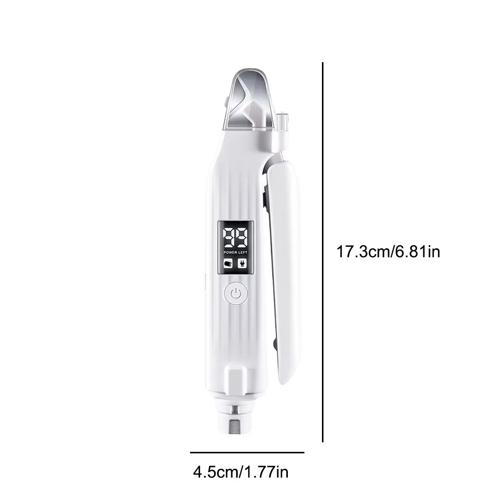 2 in 1 Electric Pet Nail Trimmer with LED Lights Pet Nail Gr 6