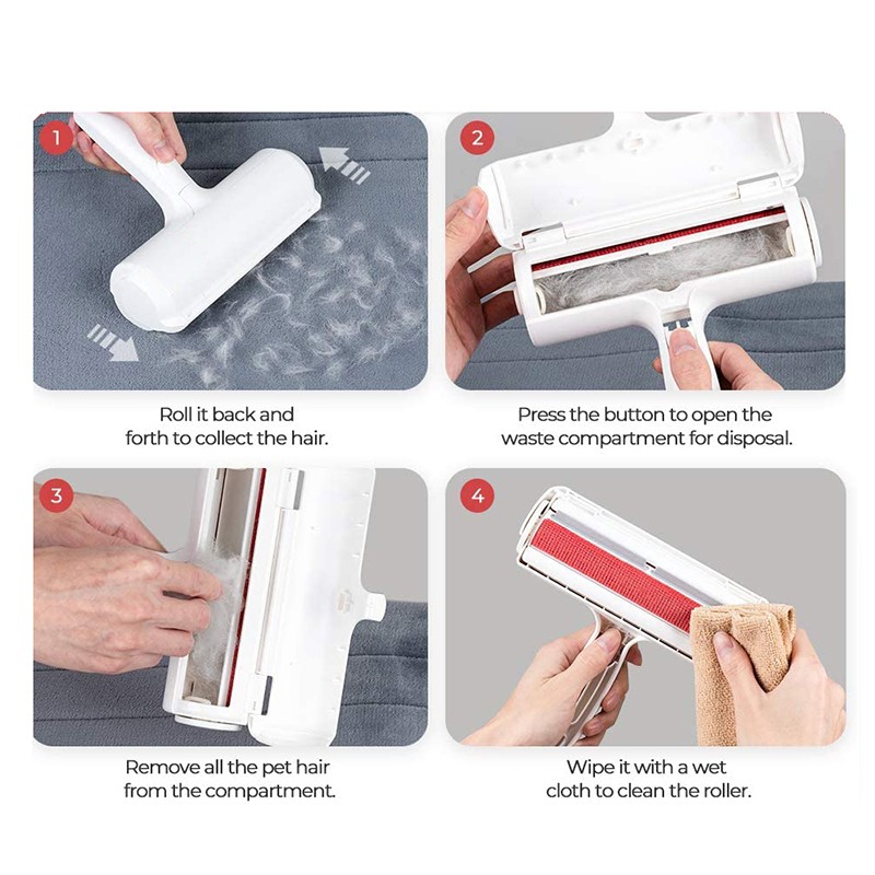 Pet Hair Removel Roller Remover Cleaning Brush Fur Removing  4
