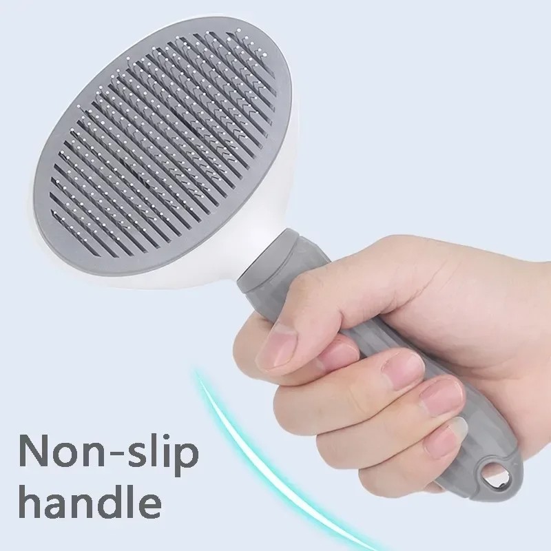 Pet Dog Brush Cat Comb Self Cleaning Pet Hair Remover Brush 3