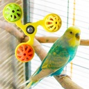 Parrot Toys Interactive Rotating Windmill Toy Bird Cage Toy 4