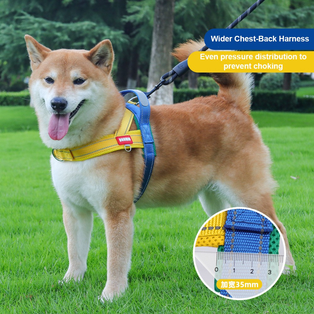 Dog Harness No Pull Saddle-Style Small Medium Dogs Walking N 2