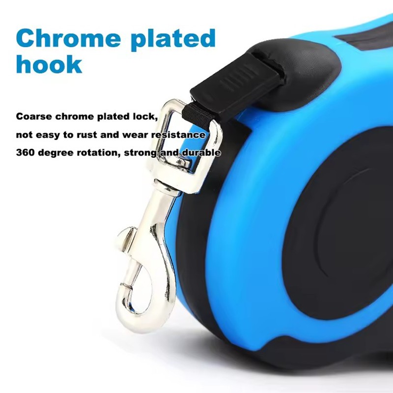 Retractable Dog Leash Outdoor Pet Leash Nylon Braided Rope 4
