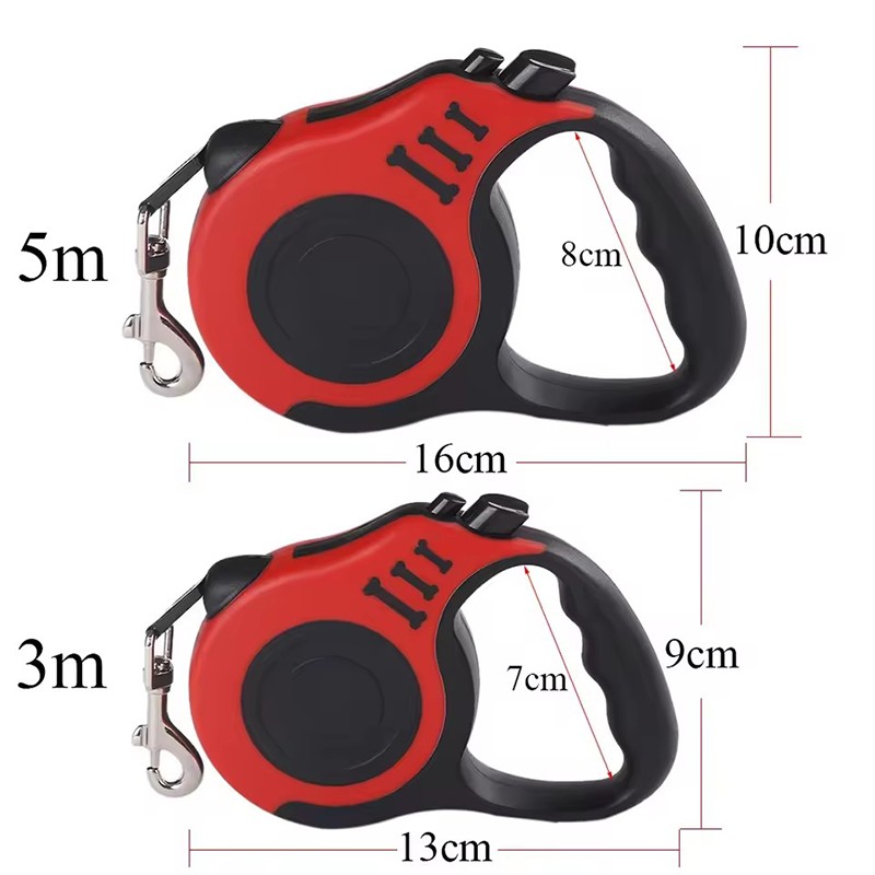 Retractable Dog Leash Outdoor Pet Leash Nylon Braided Rope 6