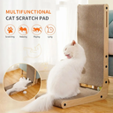 Scraper for Cats Cardboard Large/Small L-shape Wear-resistan 4