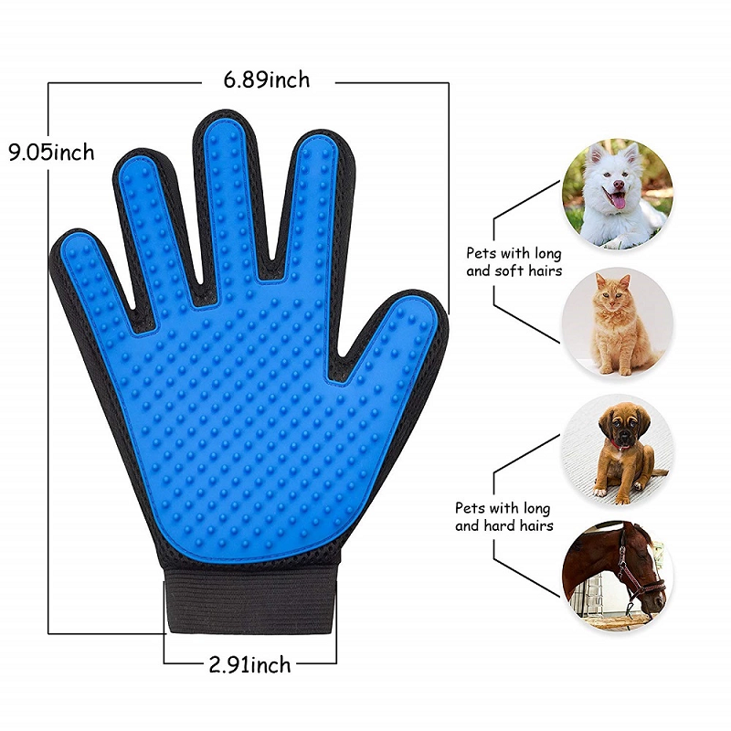 1PC Cat Glove Cat Grooming Glove Pet Brush Glove 3