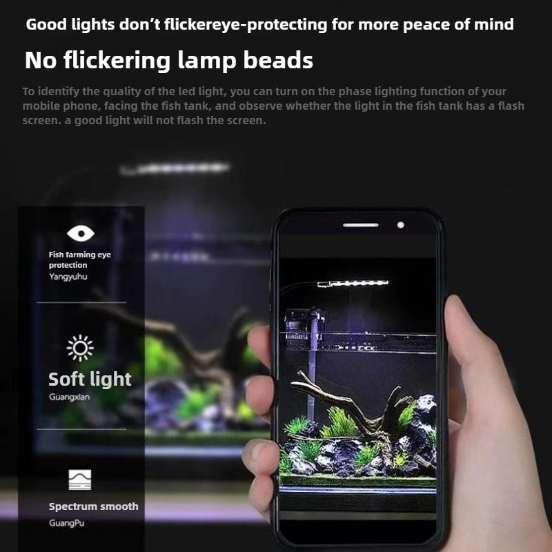 Aquarium USB LED Fish Tank Light Energy Efficient Waterproof 4