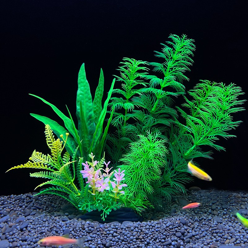 Artificial Aquarium Decor Plants Plastic Aquatic Plants Unde 3