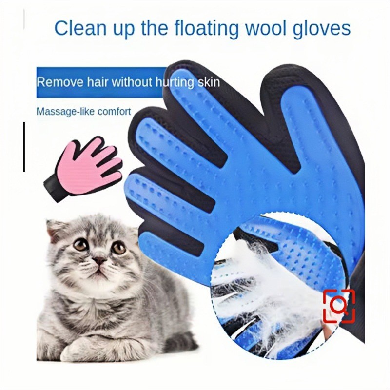 Pet Hair Glove Comb Pet Dog Cat Grooming Cleaning Glove Desh 2
