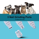Dog Nail Grinder USB Rechargeable Electric Pet Paws Clipper  2