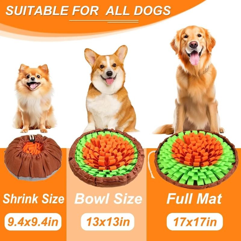 Snuffle Mat for Pets Interactive Foraging , Brain-Boosting F 2