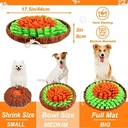 Snuffle Mat for Pets Interactive Foraging , Brain-Boosting F 3