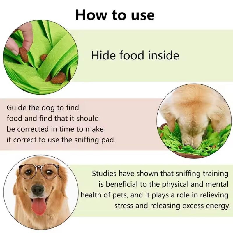 Snuffle Mat for Pets Interactive Foraging , Brain-Boosting F 5