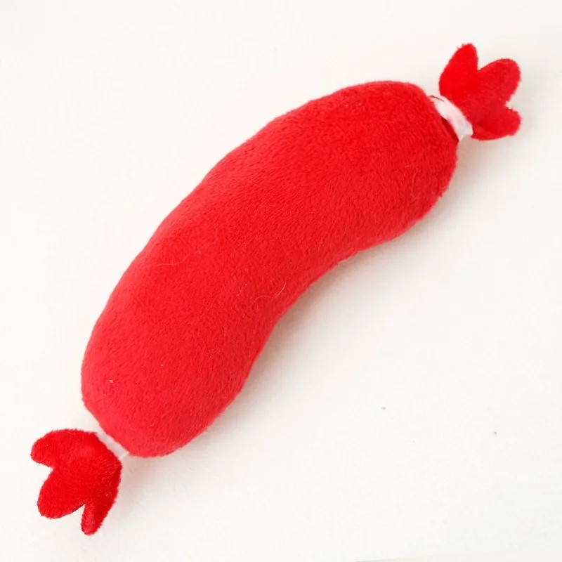 Dog Sound Plush Toy Hot Dog Chewing Toy Pet Grinding Teeth S 6