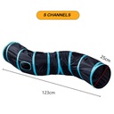 Cat Tunnel Foldable Cats Tunnel Cat Toy Breathable Drill Barrel
