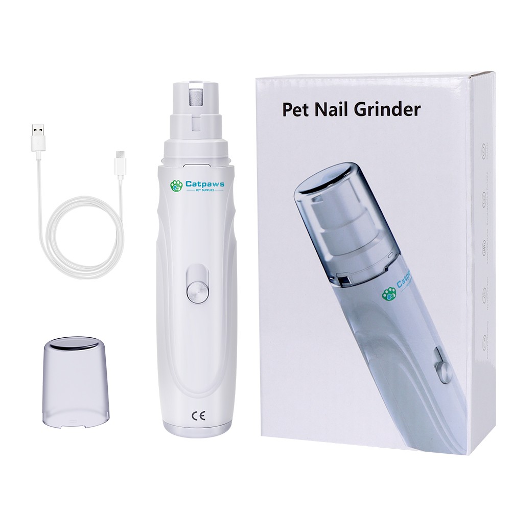Dog Nail Grinder USB Rechargeable Electric Pet Paws Clipper & Trimmer